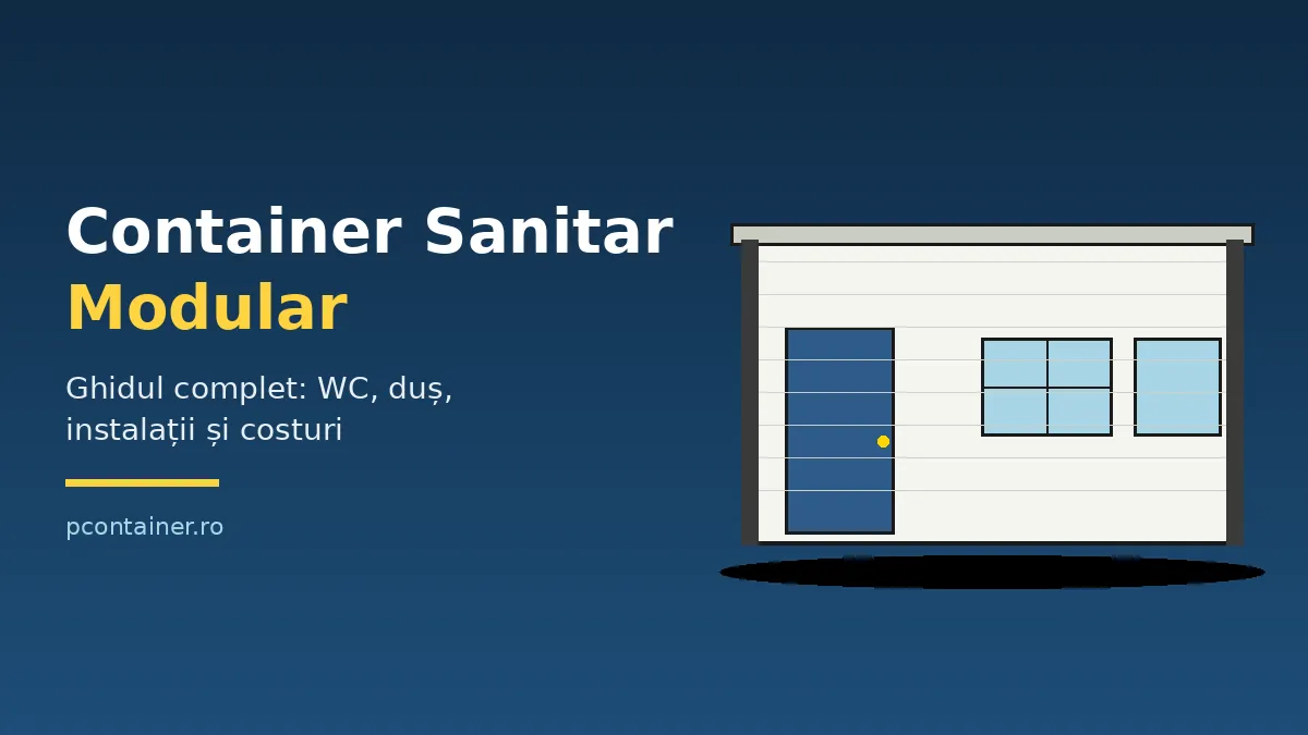 container sanitar modular
