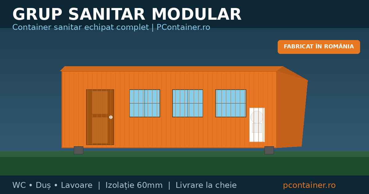 grup sanitar modular