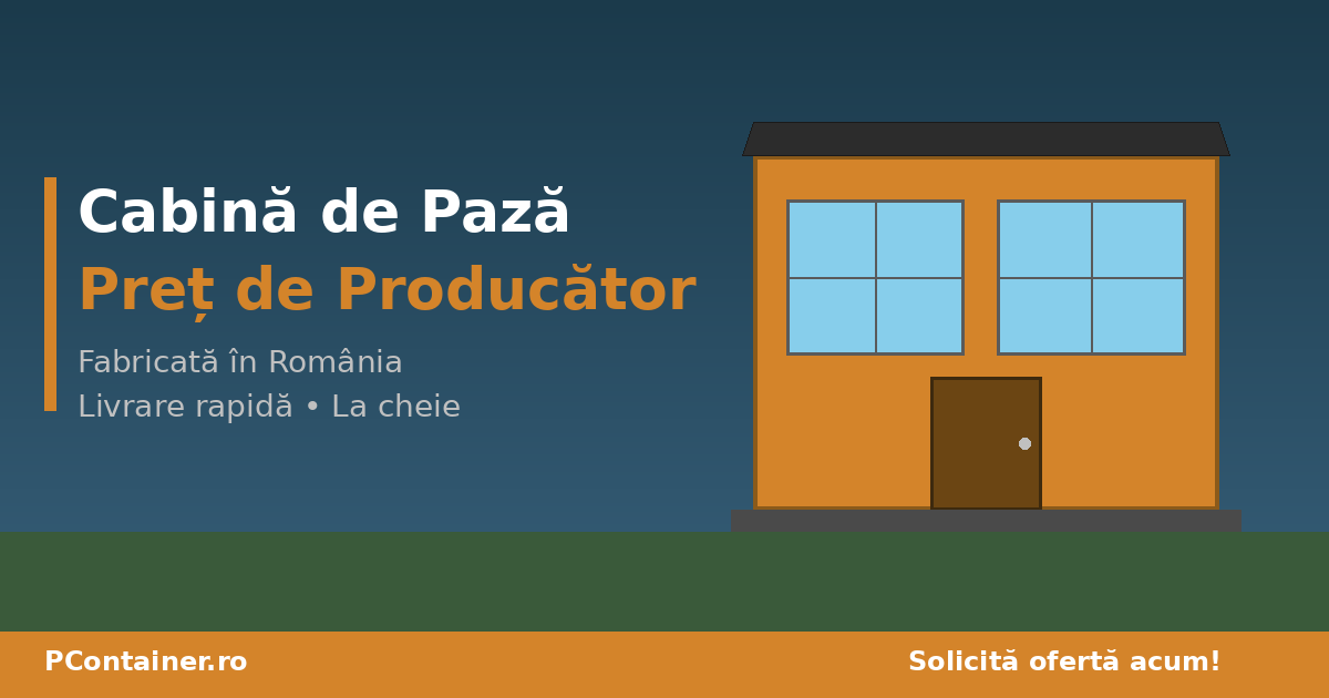 cabina paza pret