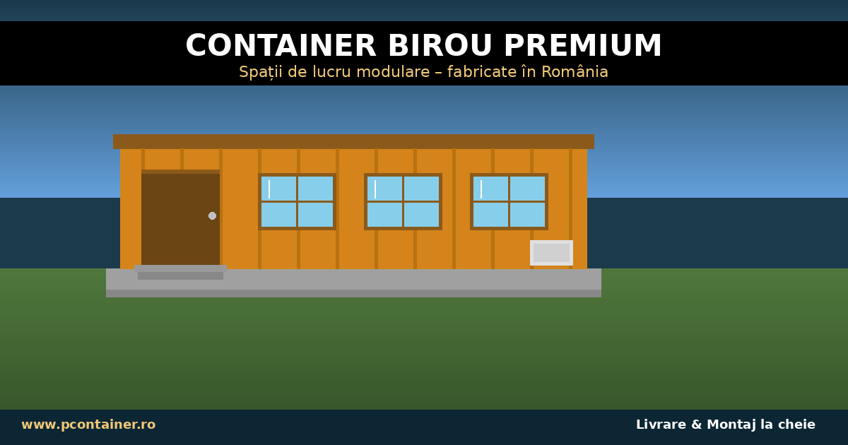 container birou