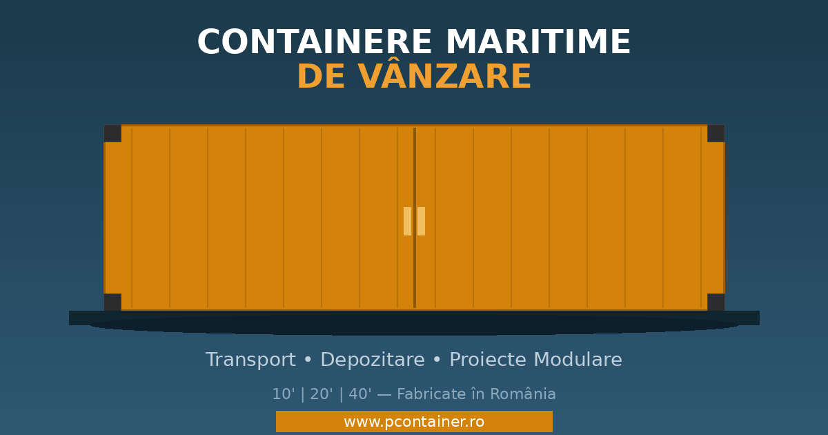 Containere Maritime de Vânzare Soluții