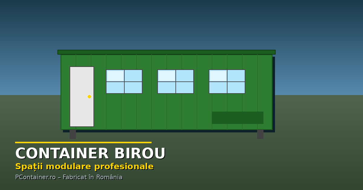 container birou modular PContainer