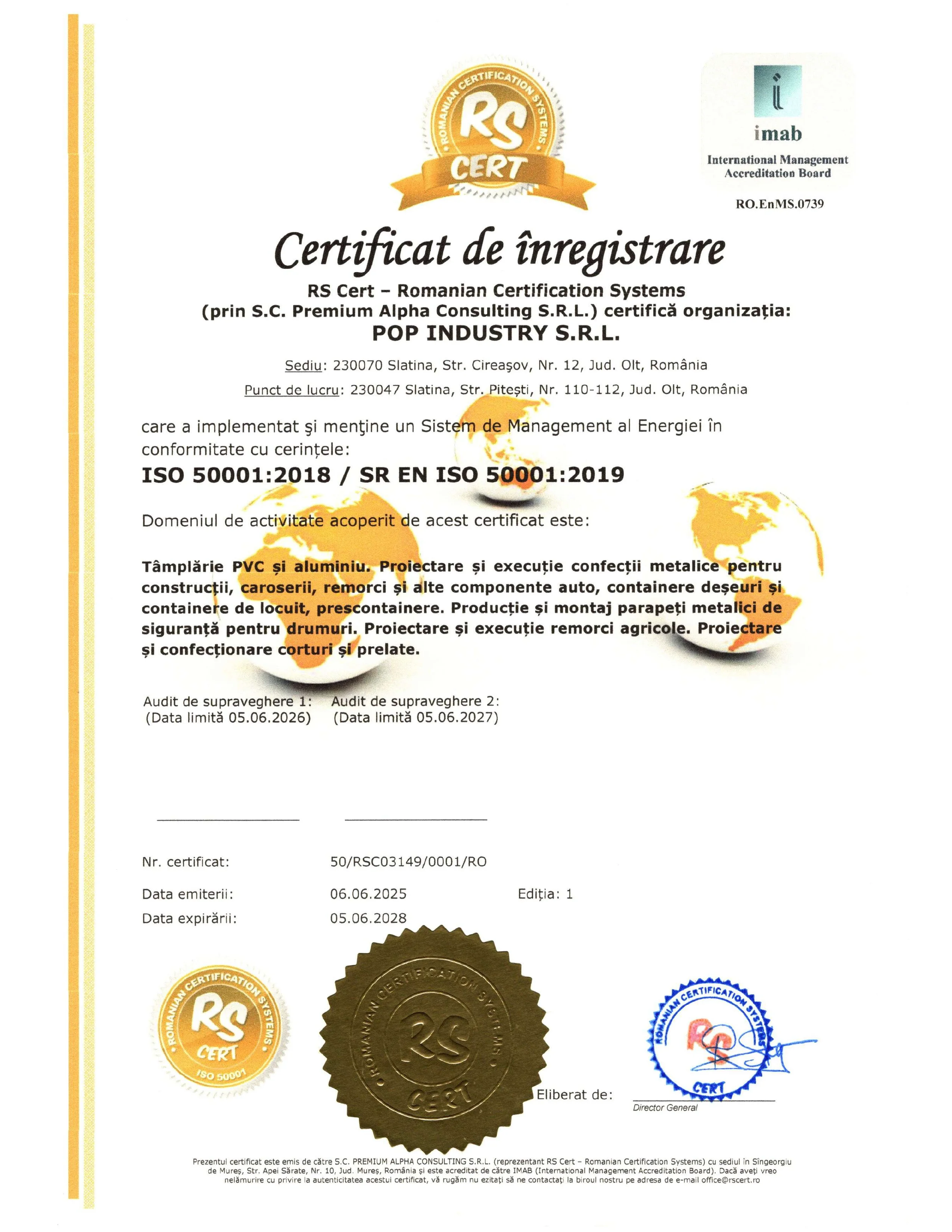 ISO 50001:2018 / SR EN ISO 50001:2019