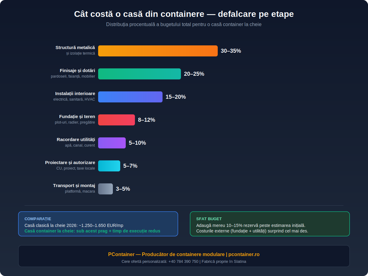 casa container costuri