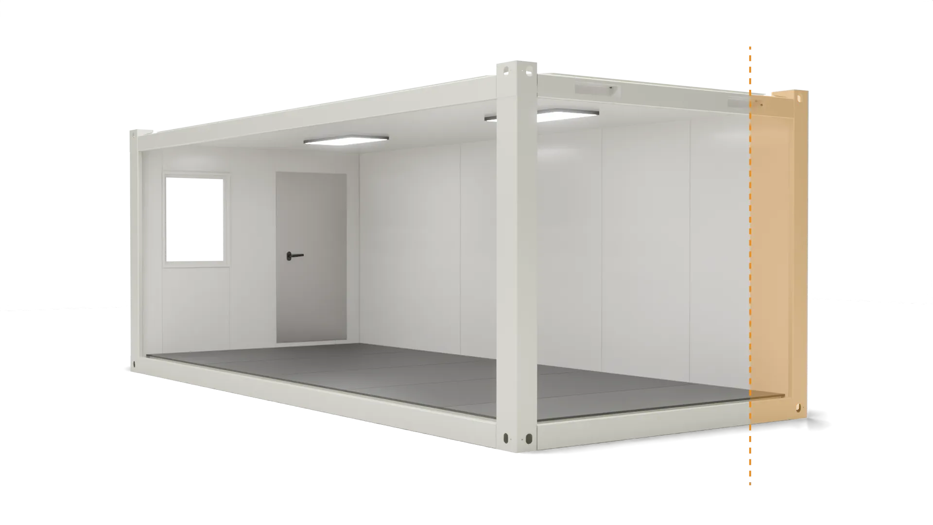 Containere Premium Large lungime 6m, latime 3m